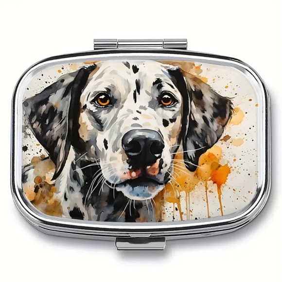 Portable Mirrored Medicine Case for Pockets & Purses NEW - Picture 6 of 15